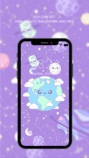 Screenshot of Cute Girly Wallpaper HD
