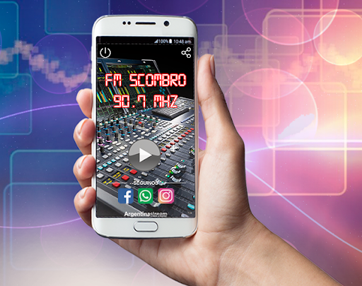 Android application FM SCOMBRO 90.7 Mhz screenshort
