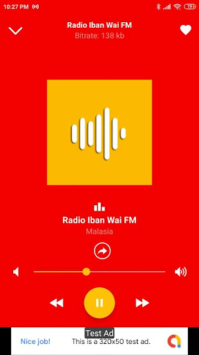 Android application radio iban wai fm online screenshort