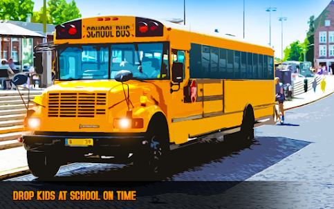 School bus driving Bus games
