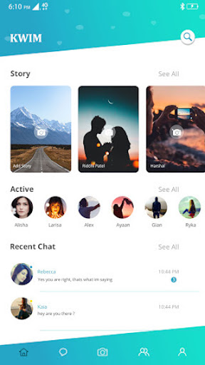 Android application KWIM Messenger screenshort