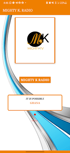 Android application Mighty K Radio screenshort