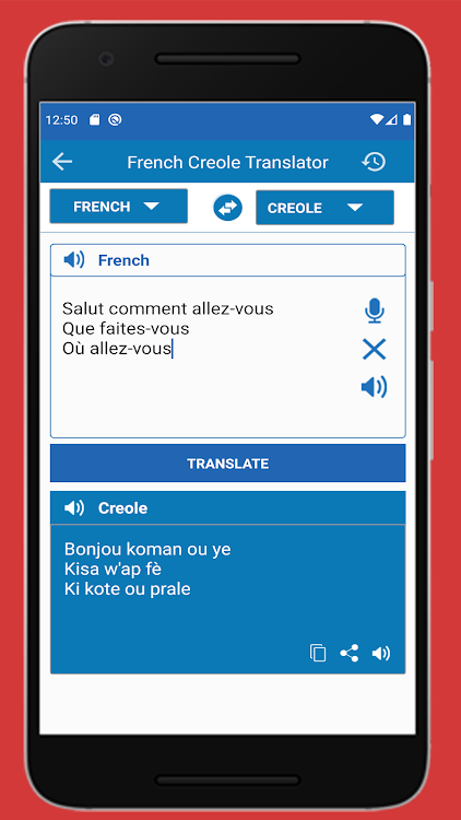 Traducteur Francais Creole - 4.2.12 - (Android)