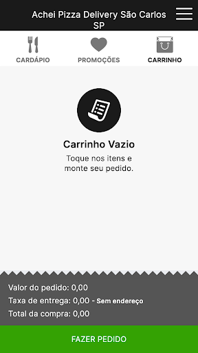Achei Pizza Delivery Screen 3