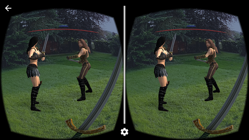 Android application Warrior Girls - VR sword game screenshort