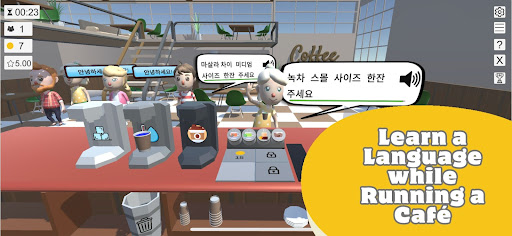 Android application Lost Abroad Language Café screenshort