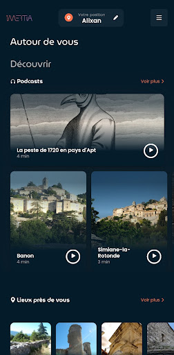 Android application Imertia screenshort