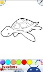 screenshot of Reptiles Coloring Book & Game