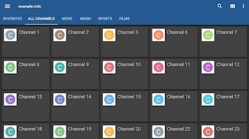 screenshot of IPTV