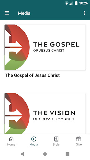 Cross Community Church TX Screen 2