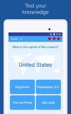 Capitals of the countries Quizのおすすめ画像5