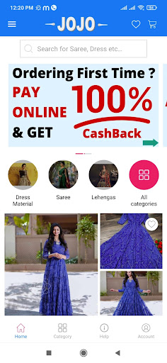 Android application JoJo screenshort