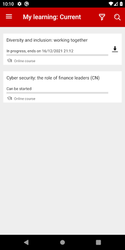 Android application ACCA Learning Russia screenshort