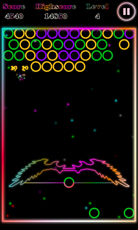 Android application Bubble Shooter Pro screenshort