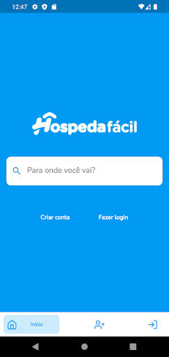Android application Hospedafácil screenshort