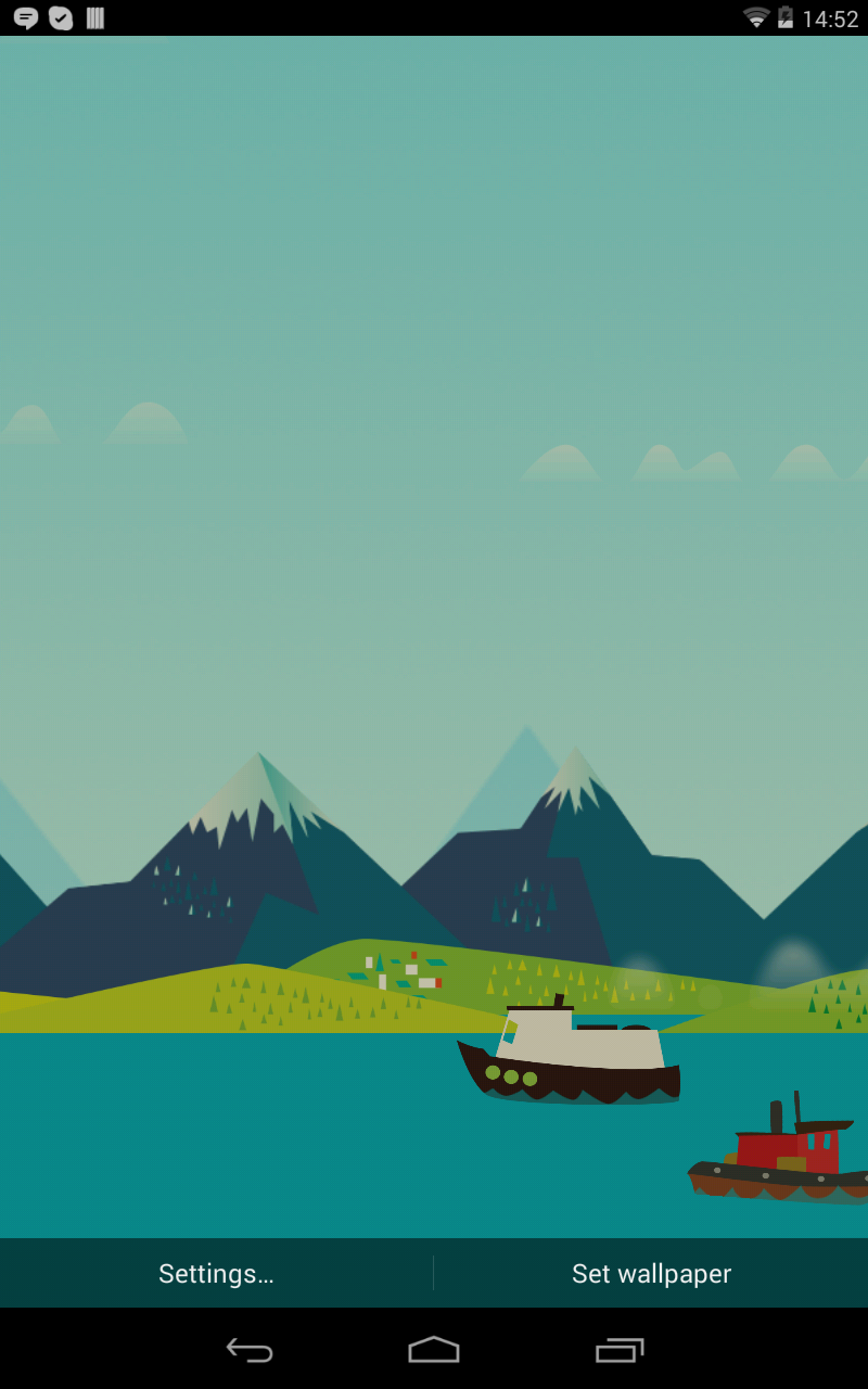 Android application Mountains Now Full Wallpaper screenshort