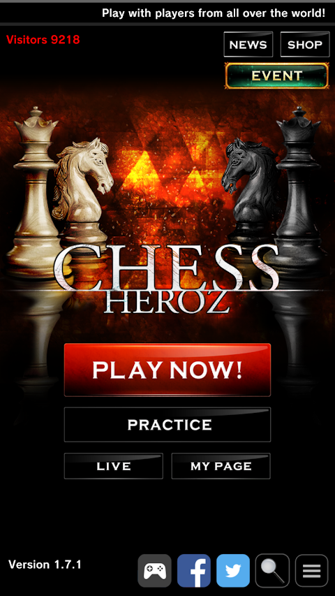 チェスオンライン対戦無料アプリ-CHESS HEROZのおすすめ画像1