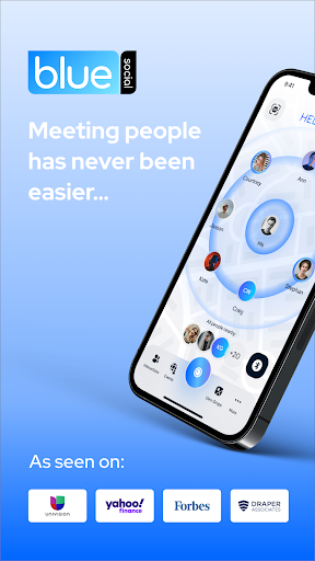Android application Blue - Networking Made Easy screenshort