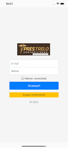 Android application Prestrelo Contabilidade screenshort
