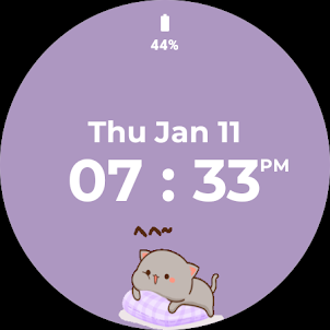 Animated Cat Watch Face