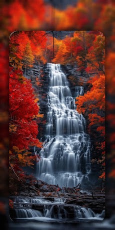 Waterfall Wallpaper 4Kのおすすめ画像1