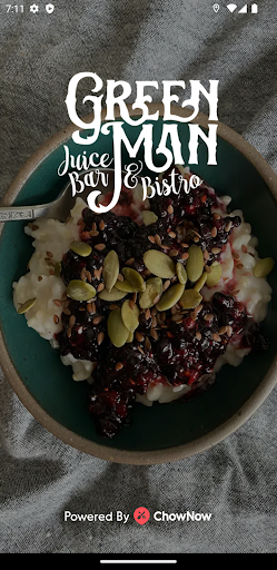 Android application Greenman Juice Bar & Bistro screenshort