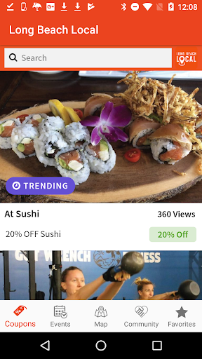 Android application Long Beach Local screenshort