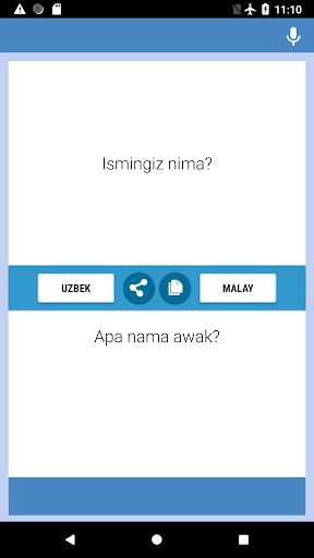 Android application O'zbek - Malay Tarjimon screenshort