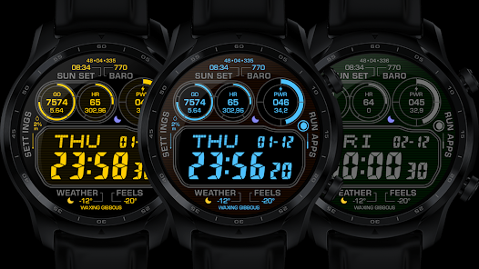 Captura 30 RETRO DIGITAL A Watch Face android
