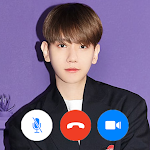 Cover Image of Télécharger EXO Baekhyun - Video Call Prank 3.1.6 APK