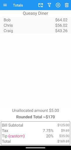 DivisiBill Screen 2
