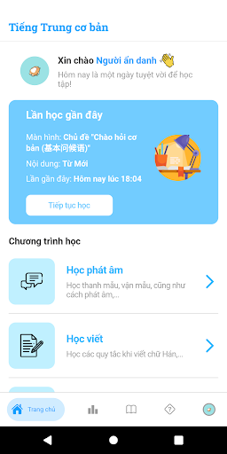 Android application Tiếng Trung cơ bản screenshort