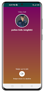 kids police - fake call app