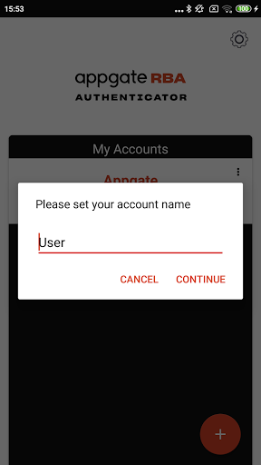 Appgate RBA Authenticator Screen 3