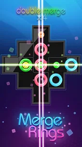 Merge Rings Neon - Drag n Fuse