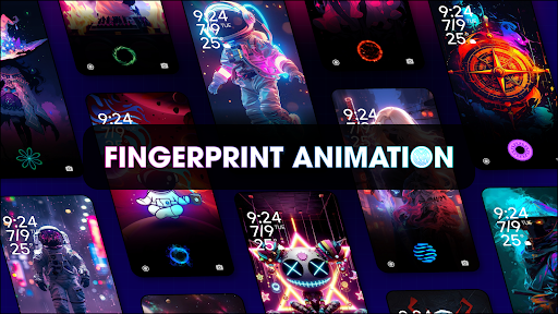 Fingerprint Animation Theme Screenshot 1 - AppWisp.com