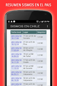 Screenshot 3 Sismos en Chile y Emergencias android