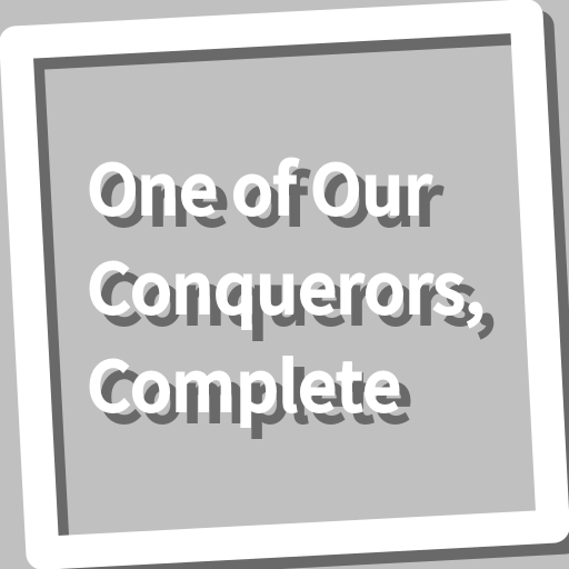 Book, One of Our Conquerors logo
