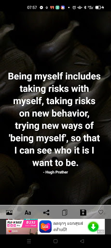 Being Myself Quotes