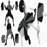 Bodybuilding workout tutorial icon