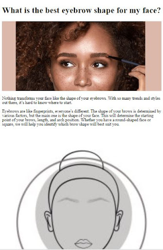 Eyebrows For Square Face Tips Screen 3