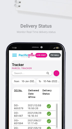 PW Smart Tracker Screen 2