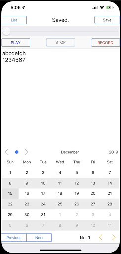 RecordVoiceRecord -Sound Diary Screen 3