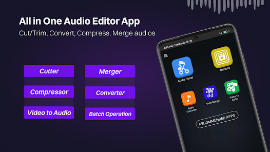 Imágen 1 MP3 Audio Cortador Convertidor android