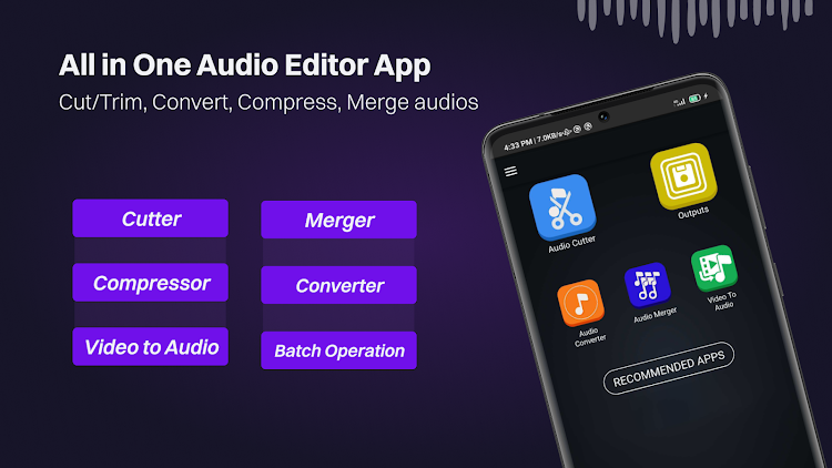 MP3 Cutter, Converter & Merger - 2.0.0 - (Android)