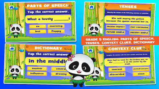 Panda 5th Grade Learning Games