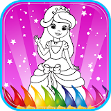 Coloring Book Princess Girls icon