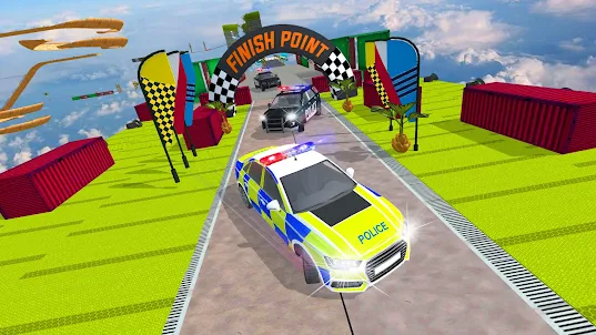 Mega Ramp - Police Car Game