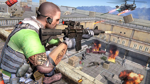 Android application World War Shooting Games 3D screenshort
