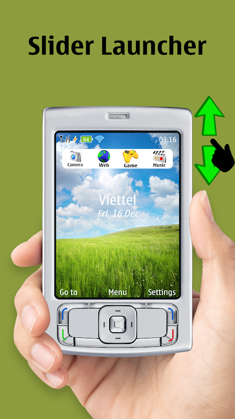 Nokia N95 Style Launcherのおすすめ画像1